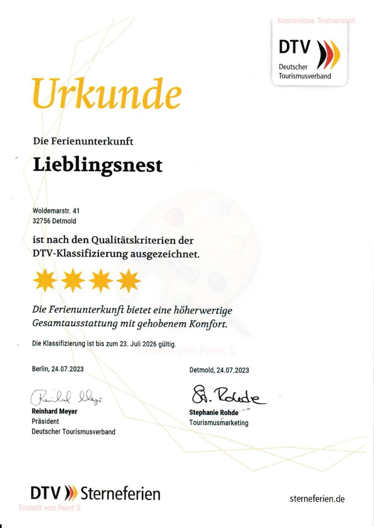 Lieblingsnest Detmold Apartment Luaran gambar